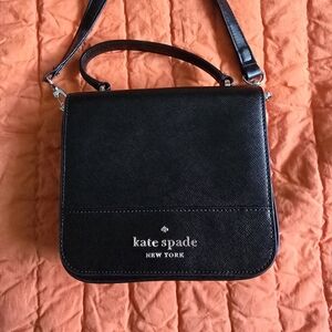 Kate Spade Black Staci Square Crossbody Bag